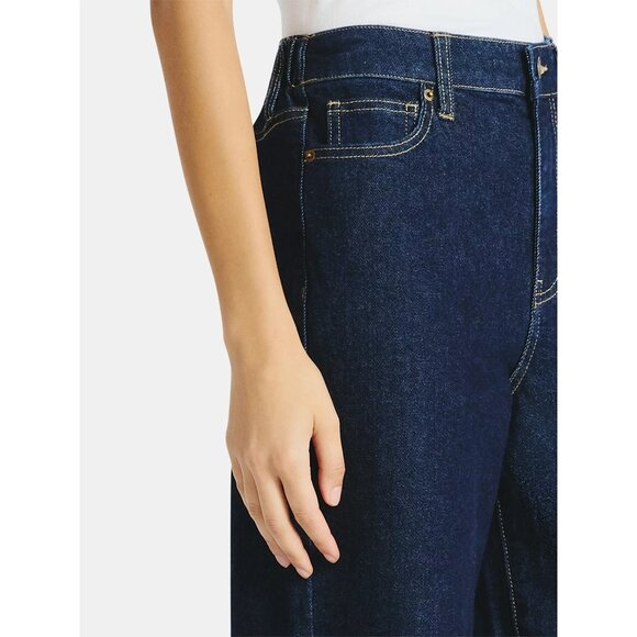 No Boundaries Mid-Wide Leg Jeans,Size S(4-6) - Picture 3 of 4